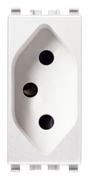 VIMAR SPA - VIW20265.B Presa SICURY 2P+T 20A brasiliano bianco