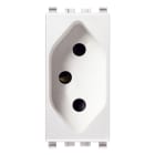 VIMAR SPA - VIW20265.B Presa SICURY 2P+T 20A brasiliano bianco