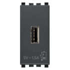 VIMAR SPA VIW20292 UNITA ALIMENTAZIONE USB 5V1,5A 1M GRIGIO