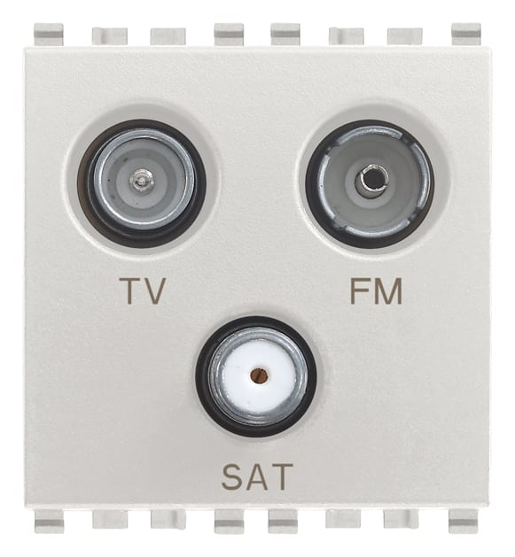 VIMAR SPA VIW20303.N PRESA TV-FM-SAT DIRETTA 3 USCITE NEXT