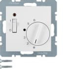 BERKER BRK20308989 Temperaturregler, Offner, mit Zentralstu