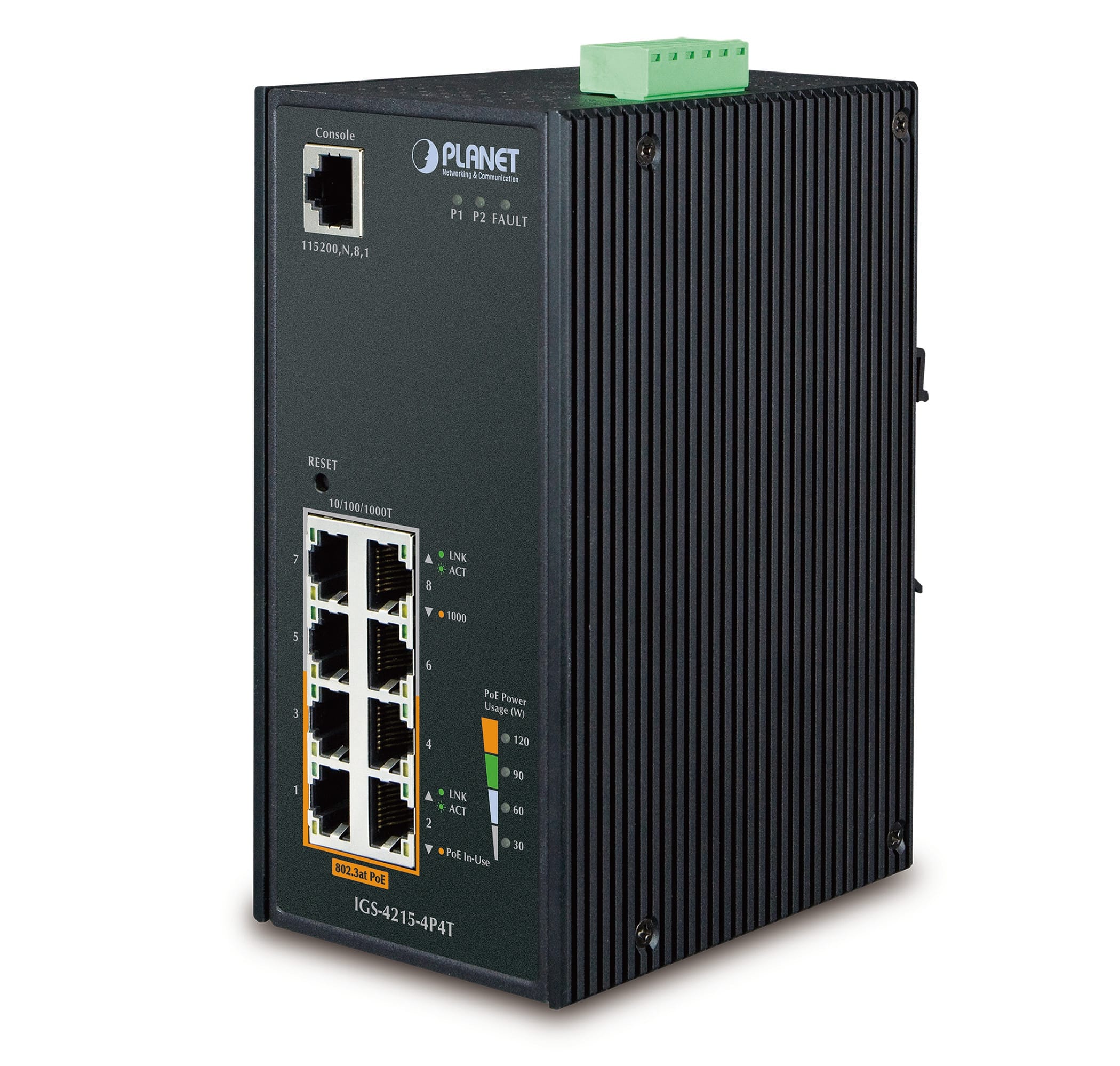 QUBIX SPA - QBX2032232 IGS-4215-4P4T IP30 8TP(4 POE+) GE