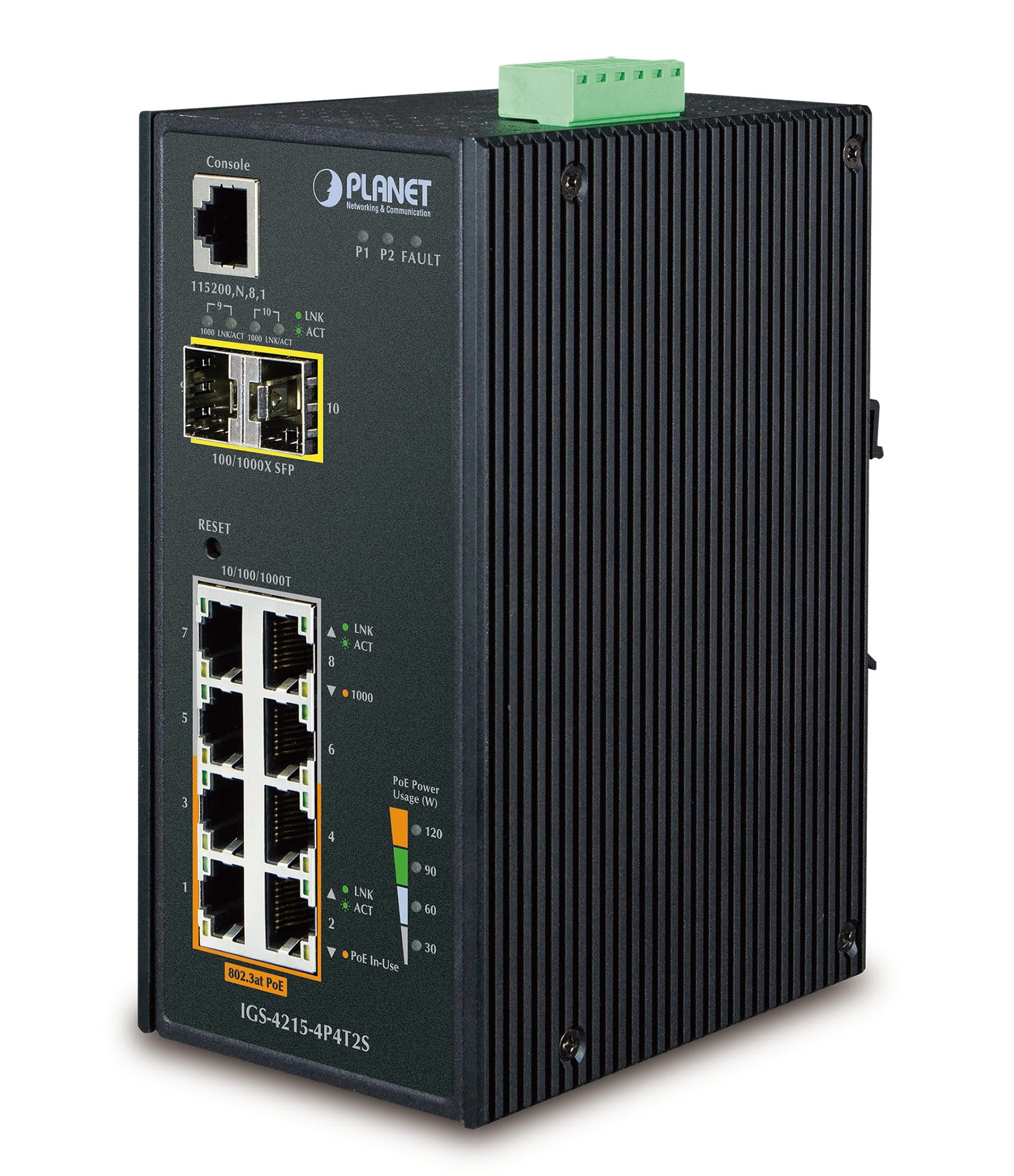 QUBIX SPA QBX2032233 IGS-4215-4P4T2S IP30 8TP(4 POE+) GE 2SFP