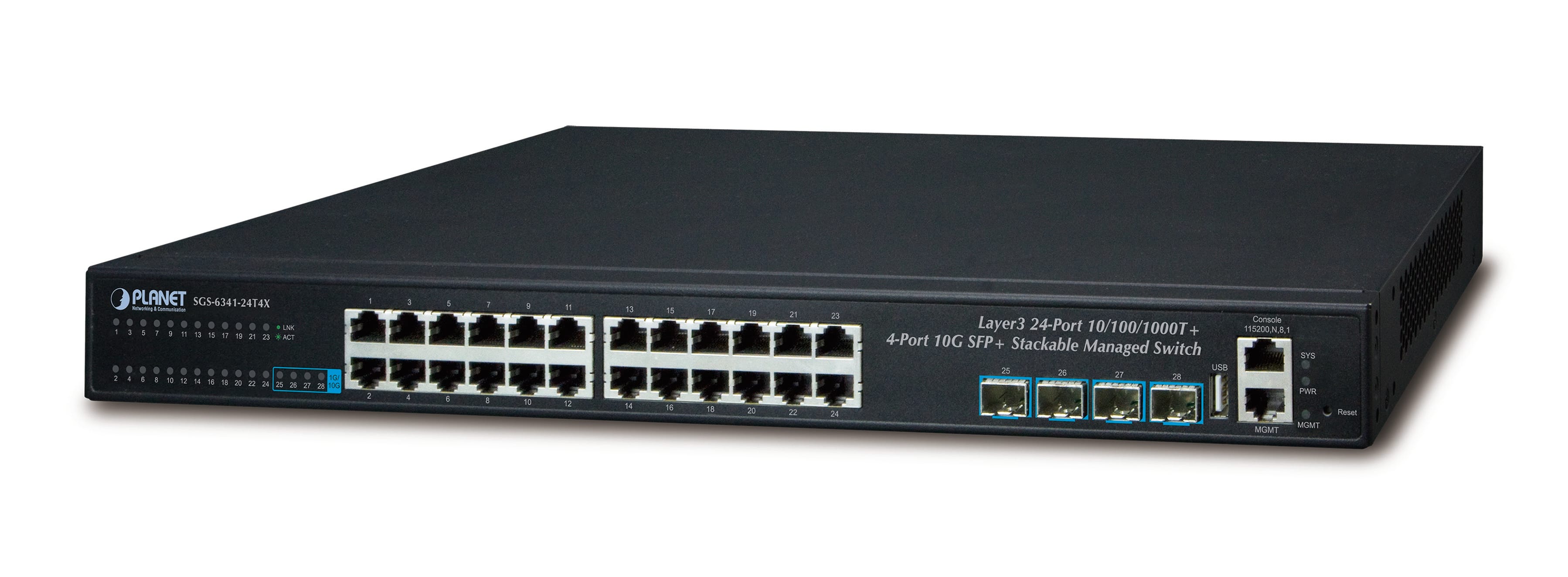QUBIX SPA QBX2032270 SGS-6341-24T4X SW.L3 24GE +4SFP 1/10G