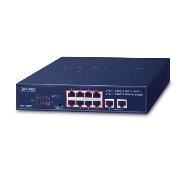QUBIX S.R.L. NETWORK - QBX2032273 FSD-1008HP SW 8P FE(POE 3AF/AT)+2FE