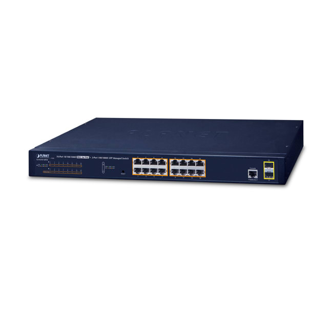 QUBIX S.R.L. NETWORK - QBX2032282 GS-4210-16P2S 16P(POE AT) + 2SFP GE 220W