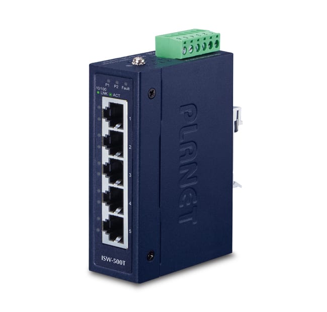 QUBIX S.R.L. NETWORK - QBX2032309 ISW-500T IP30 IND.SW 5P FE RTE