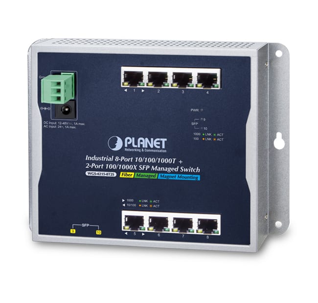 QUBIX S.R.L. NETWORK - QBX2032405 WGS-4215-8T2S SW L2 IP30 FT 8GE 2SFP