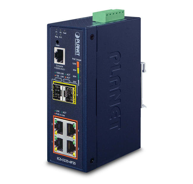 QUBIX SPA QBX2032418 IGS-5225-4P2S IP30 4GE POE+ 2SFP