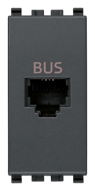 VIMAR SPA - VIW20329 PRESA RJ11 SPECIALE PER BUS GRIGIO