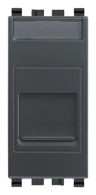 VIMAR SPA - VIW20337.C Adattatore portello RJ45 Keystone grigio