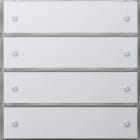 GIRA - GIR2034112 Tastsens.3 Komfort 4f KNX Flachenschalte