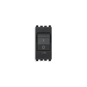 VIMAR SPA - VIW20405.10 Interruttore MT 1P+N C10 120-230V grigio