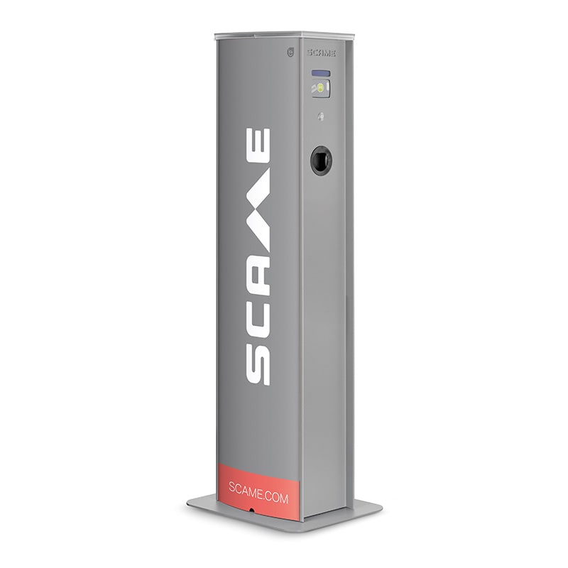 SCAME PARRE SPA - SCA204.CA22B-T23AME COLONNINA CA 2 PRESE C/BLOCCO