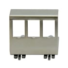 QUBIX SPA QBX2050249 SUPPORTO CCS MET. 3 POS. PER GUIDA DIN