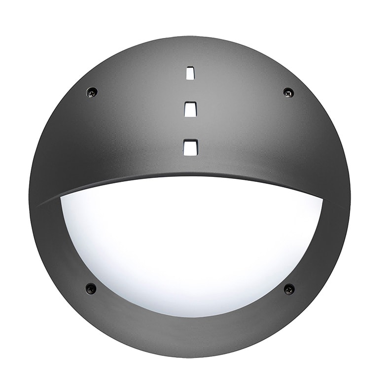 ROSSINI RSS20581-N APPLIQUE/PLAFONIERA TONDA NERA E27 IP66