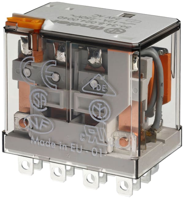 FINDER SPA - FIN563482304040 RELE DI POTENZA 4 CONTATTI 12A