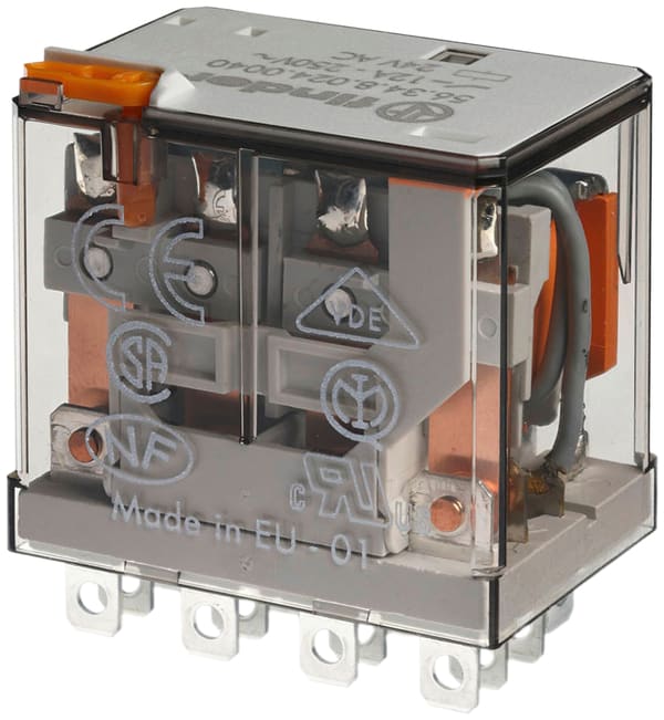 FINDER SPA - FIN563480480040 RELÈ DI POTENZA 4 CONTATTI 12A