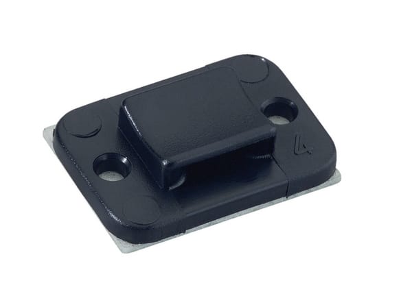 HELLERMANNTYTON Srl HEE151-11310 BASETTA ADESIVA/VITE 20X14 UV-NERO TY3G1