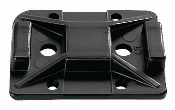 HELLERMANNTYTON Srl HEE151-11810 BASETTA ADESIVA/VITE 32X25 UV-NERO TY8G1