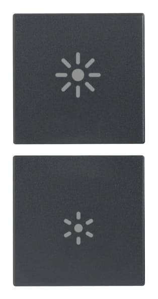 VIMAR SPA VIW20751.3 DUE MEZZI TASTI 1M DIMMER GRIGIO