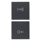 VIMAR SPA - VIW20751.4 DUE MEZZI TASTI 1M ON/OFF VOLUME GRIGIO