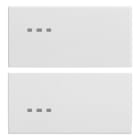 VIMAR SPA - VIW20752.B Due mezzi tasti 2M neutro pers. bianco