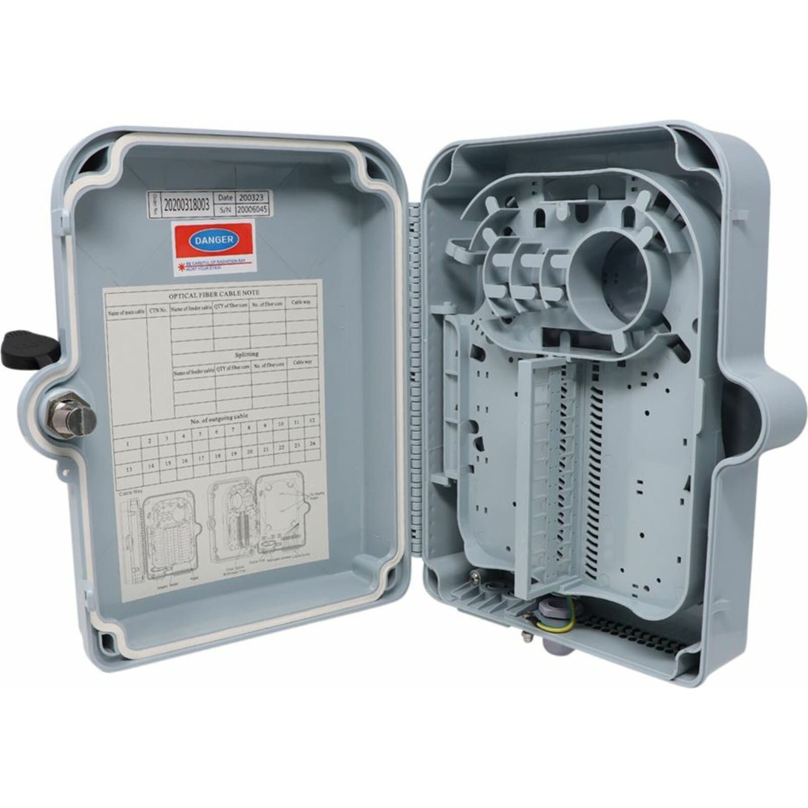 MAYFLEX UK LIMITED EXL208-173 Box Ottico IP55 24 porte SC Simplex - vu