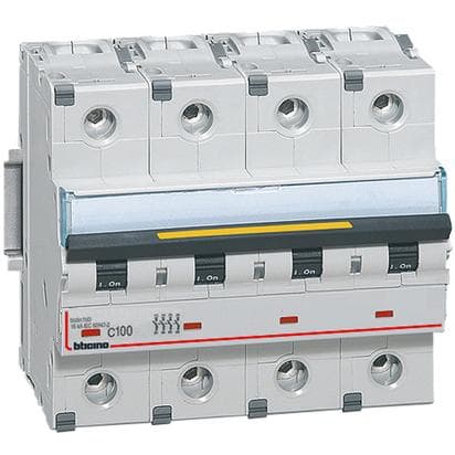 BTICINO BTIFT84C100 BTDIN 160 - MAGNETOT 4P CURVA C 100A 16K