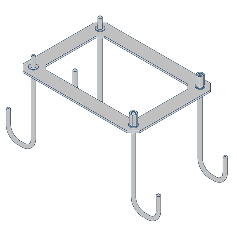 SCAME PARRE SPA - SCA208.AP23 PIASTRA DI FISSAGGIO