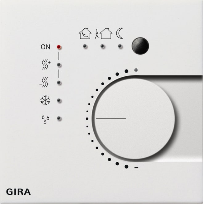 GIRA GIR2100112 Stetigregler Tasterschnittst. 4f KNX Fla
