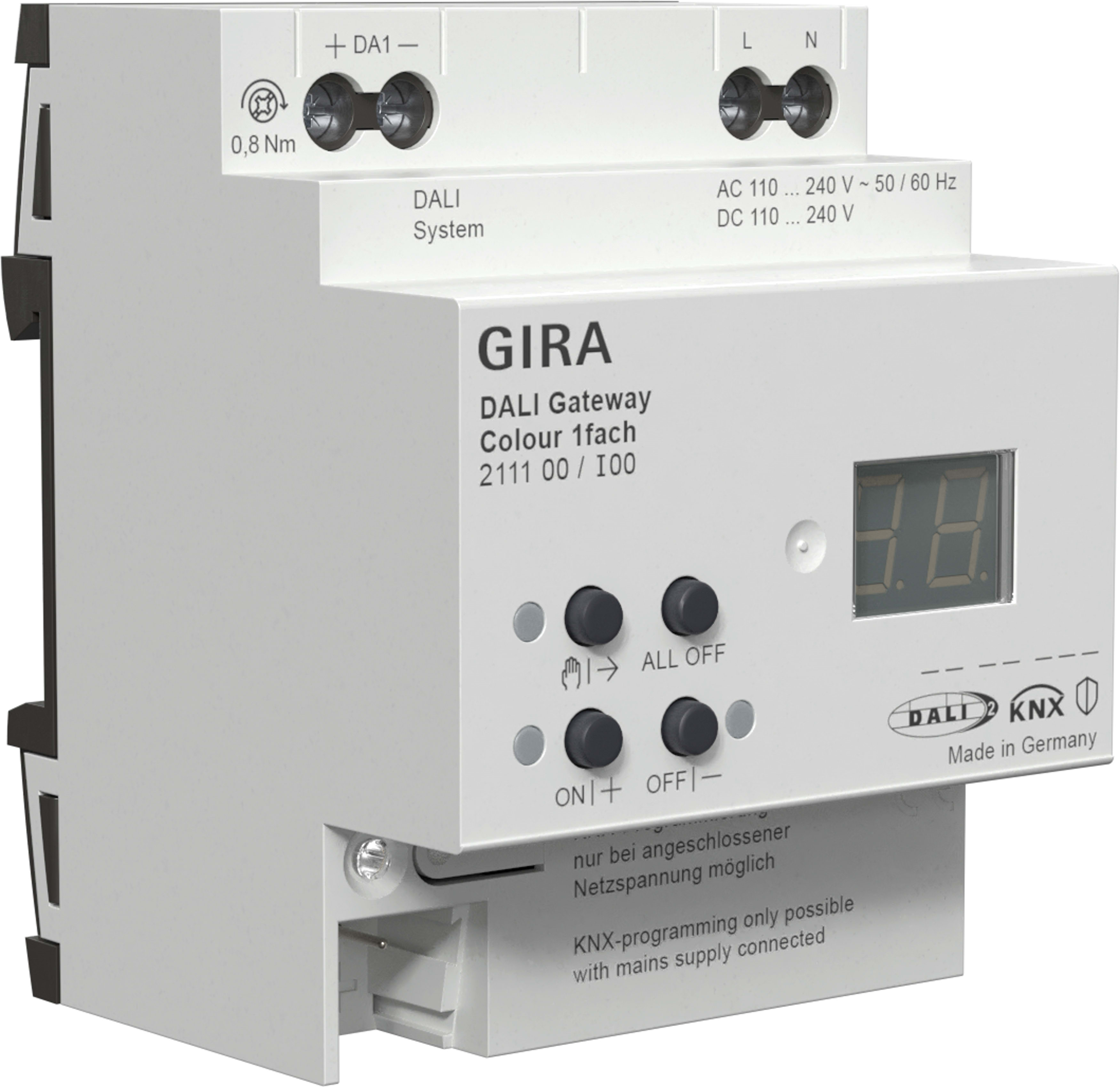 GIRA - GIR211100 GATEWAY DALI COLOUR 1-M AMG KNX SECURE
