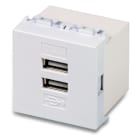 MASTER SRL MST21213.2 MIX ALIMENTATORE 2 USB 5V 4A 2MOD.