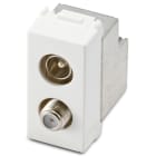 MASTER SRL MST21277-D MIX PR.COAX IEC-F MASCHIO-FEMMINA DIR.