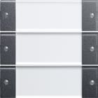 GIRA - GIR213328 Wippenset 3f BSF System 55 Klar/Anthrazi