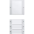 GIRA - GIR213403 Wippenset 4f (1+3) BSF System 55 Klar/Re