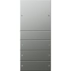 GIRA GGI2134601 Wippenset 4f (1+3) System 55 Edelstahl