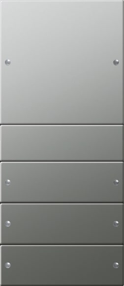 GIRA - GGI2134601 Wippenset 4f (1+3) System 55 Edelstahl