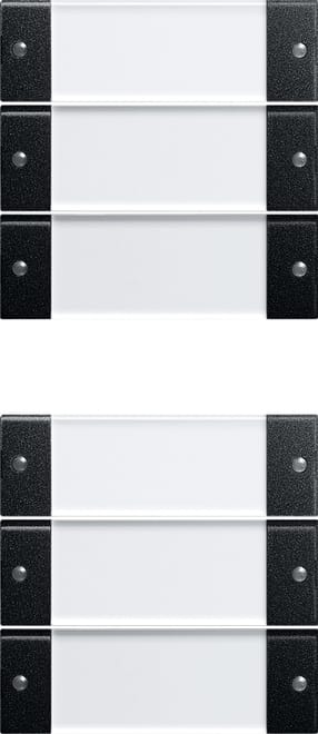 GIRA - GIR2136005 Wippenset 6f (3+3) BSF System 55 Klar/Sc