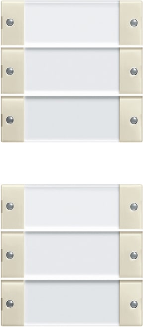 GIRA - GIR213601 Wippenset 6f (3+3) BSF System 55 Klar/Cr