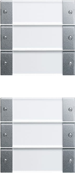 GIRA - GIR213626 Wippenset 6f (3+3) BSF System 55 Klar/F