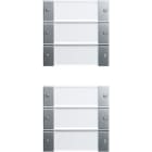 GIRA - GIR213626 Wippenset 6f (3+3) BSF System 55 Klar/F