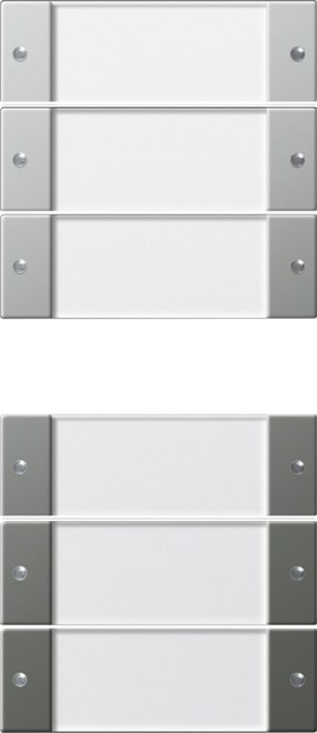 GIRA - GIR2136600 Wippenset 6f (3+3) BSF System 55 Klar/Ed