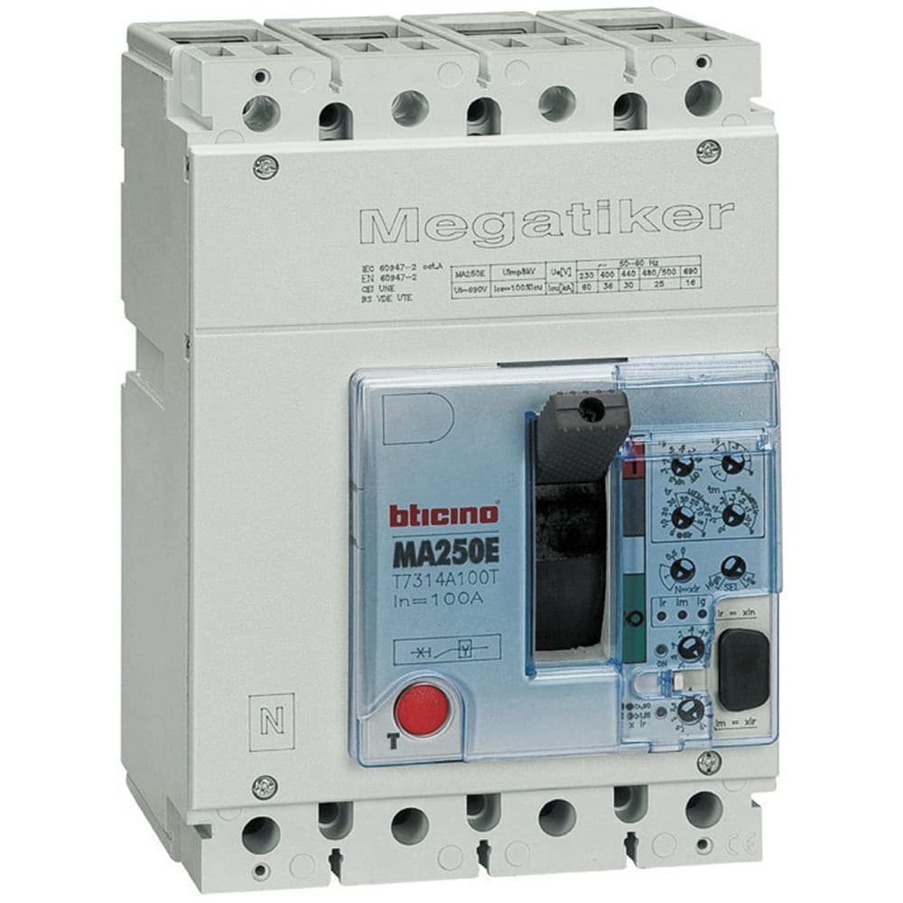 BTICINO BTIT7314A160T MA250 4P 160A 36KA N DX