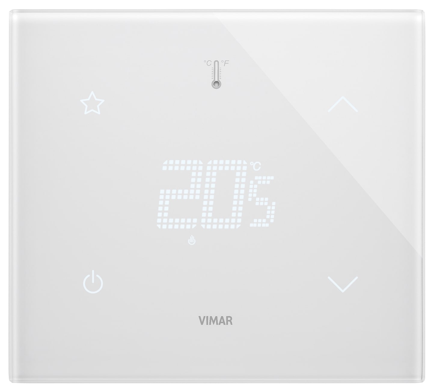 VIMAR SPA - VIW21514.S.70 Termostato domotico STAR 2M b.co diam.