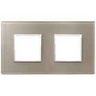 VIMAR SPA - VIW21643.74 PLACCA 4M (2+2) INT71 OPALE BRUNO