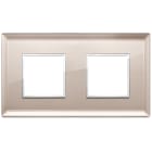 VIMAR SPA - VIW21643.75 PLACCA 4M (2+2) INT71 SPECCHIO BRONZATO