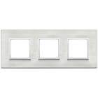 VIMAR SPA - VIW21644.02 Placca 6M (2+2+2) int71 grigio Next