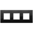 VIMAR SPA - VIW21644.88 PLACCA 6M (2+2+2) INT71 NERO TOT. DIAM.