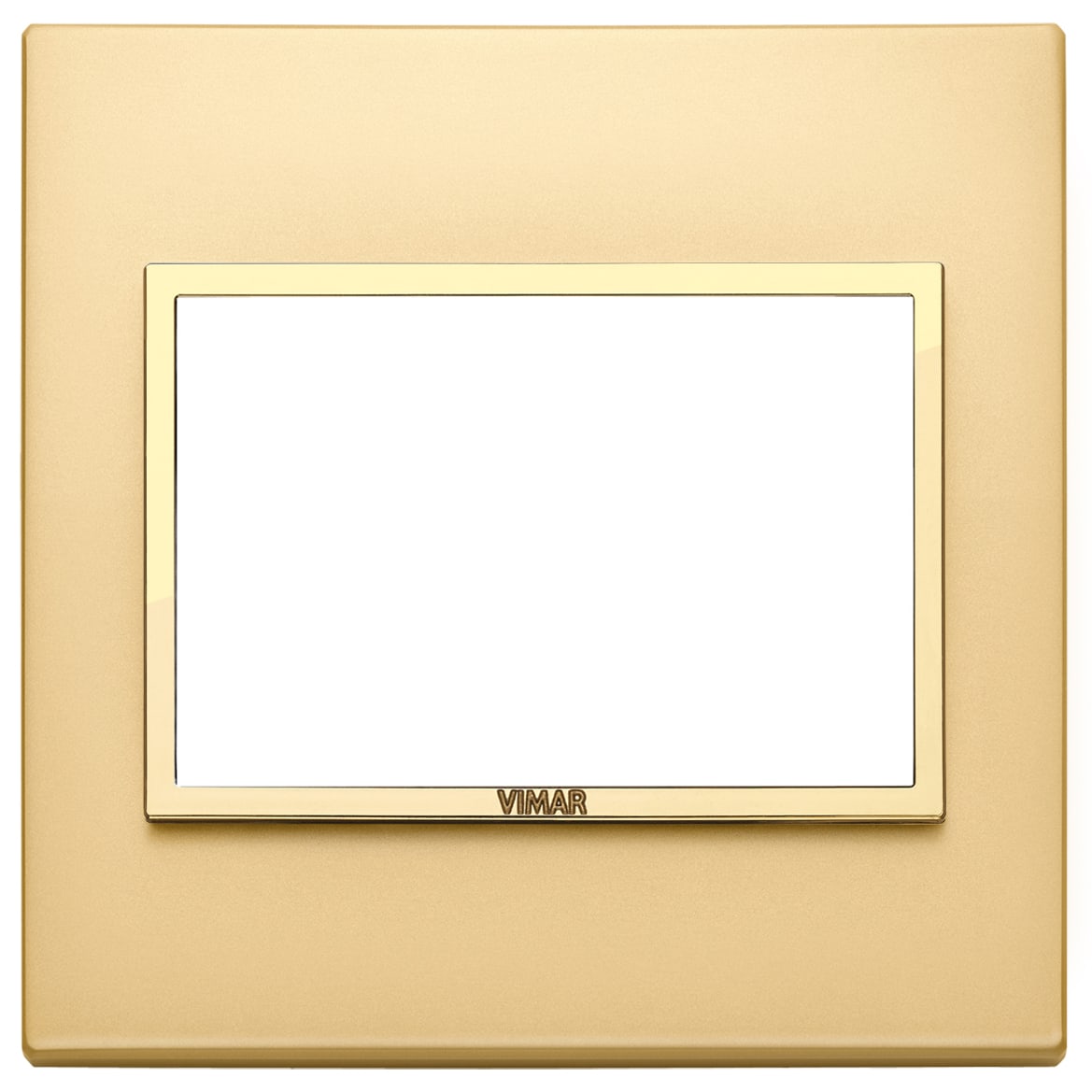 VIMAR SPA - VIW21648.G10 Placca 3M BS oro totale satinato